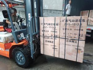 ZBQ系列气动注浆泵发往贵州某煤矿！